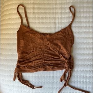 PACSUN rust brown tank top